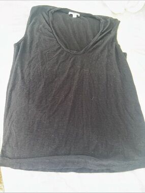 James Perse size 0 Sleeveless Scoop Neck Tank Top